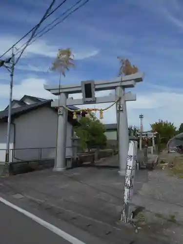 河江神社の鳥居