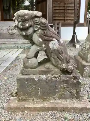 阿豆佐味天神社 立川水天宮の狛犬