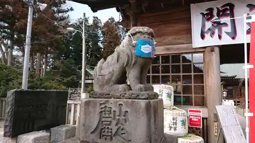 常陸第三宮　吉田神社の狛犬