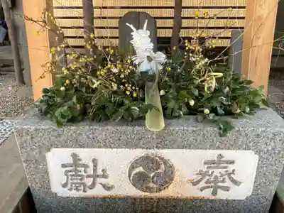 田無神社の手水舎