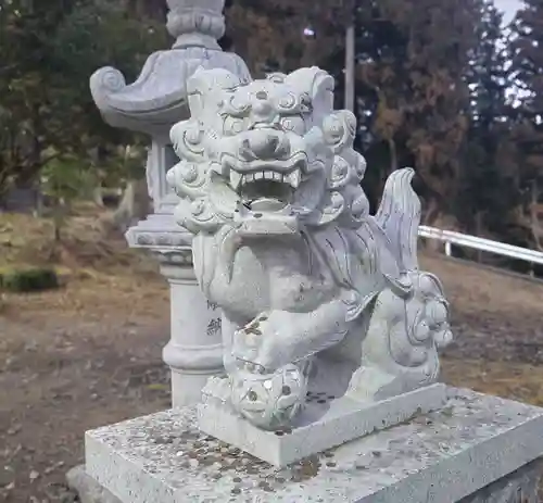 櫻田山神社の狛犬