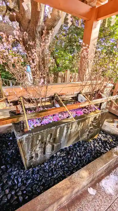 検見川神社の手水舎