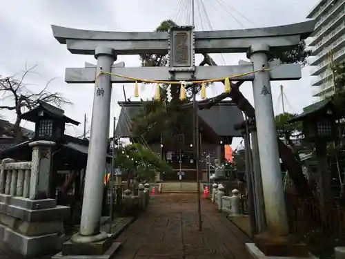 一ノ木戸神明宮の鳥居