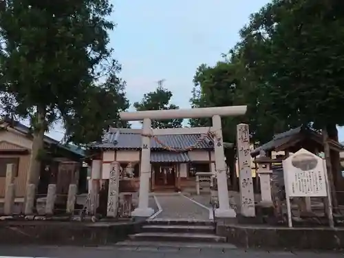 栃井神社の鳥居