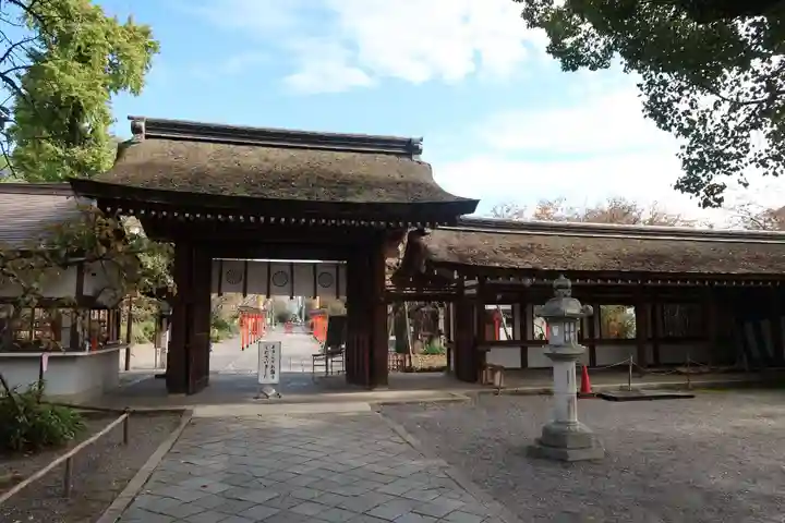 平野神社の山門・神門