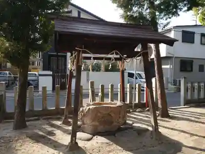 神明社(堀越神明社)の手水舎