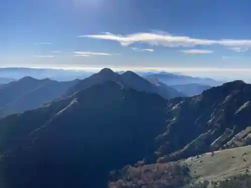 石鎚神社頂上社の自然