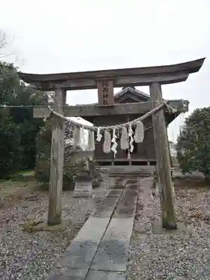 網戸神社の鳥居
