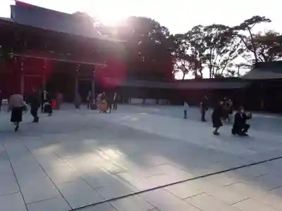 寒川神社の本殿・本堂