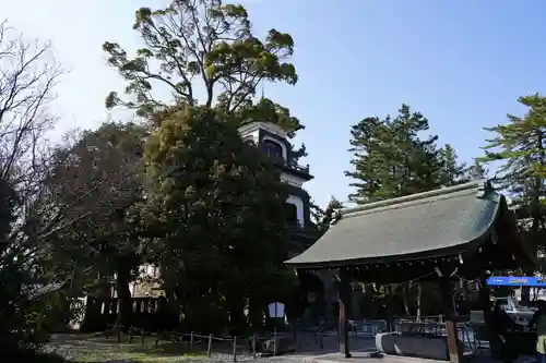 尾山神社の手水舎