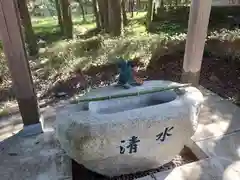 神明神社の手水