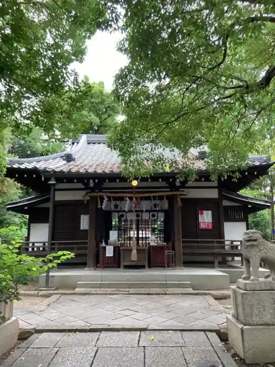 安居神社の本殿・本堂
