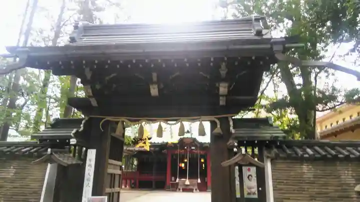 赤坂氷川神社の山門・神門