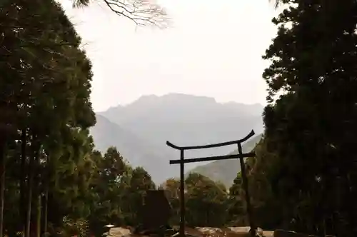 横峰寺の鳥居