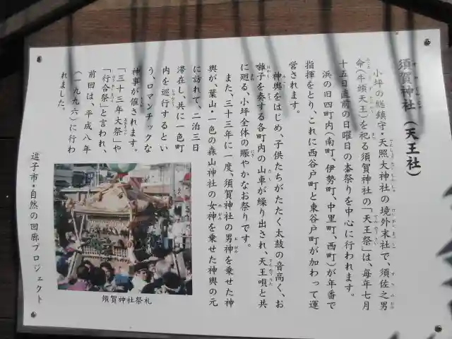 須賀神社(天王社)の歴史