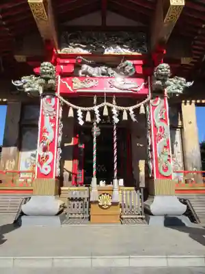 加波山神社真壁拝殿の本殿・本堂