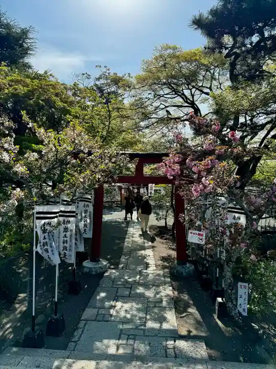 旗上弁財天社の鳥居