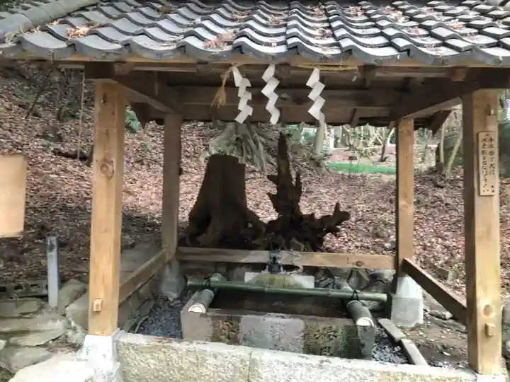 星田妙見宮の手水舎