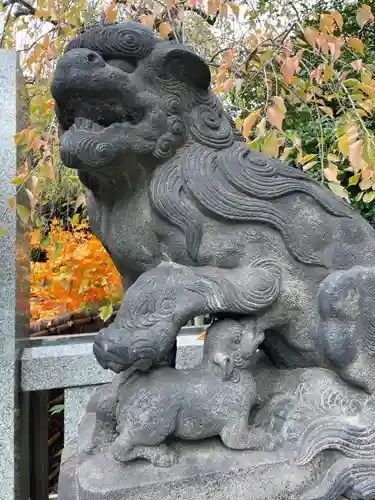 牛天神北野神社の狛犬