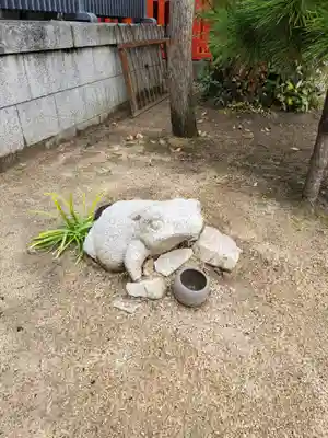 熊内八幡神社の狛犬