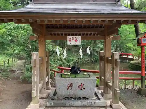 間々田八幡宮の手水舎