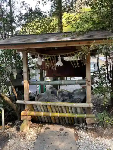 荒立神社の手水舎
