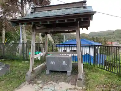 大萩神社の手水舎