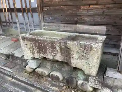 宮参り道の観音堂の手水舎