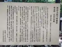 諏訪大社下社春宮の歴史