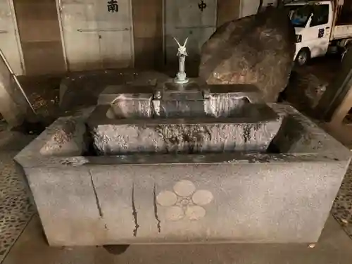新井天神北野神社の手水舎