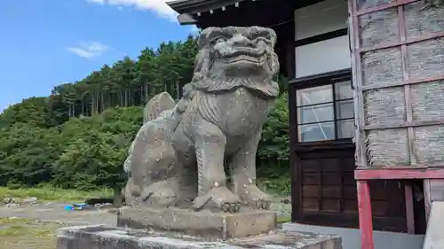 布部不動堂の狛犬