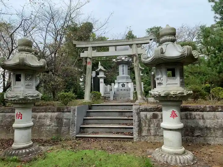 大生郷天満宮の鳥居