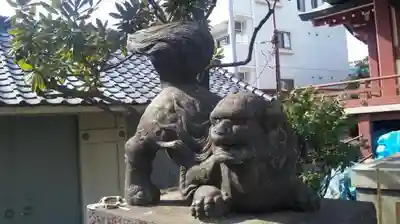 千住本氷川神社の狛犬