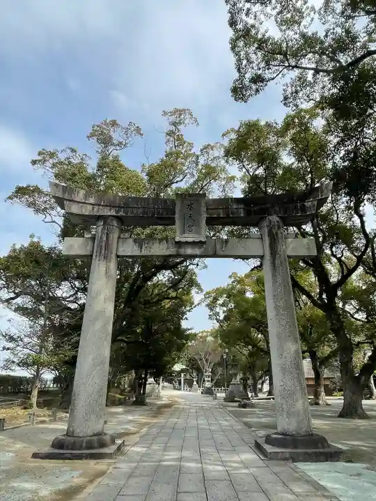 水天宮の鳥居