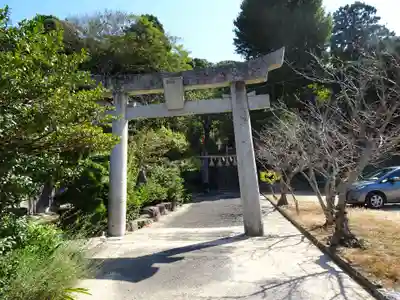 生松天神社の鳥居