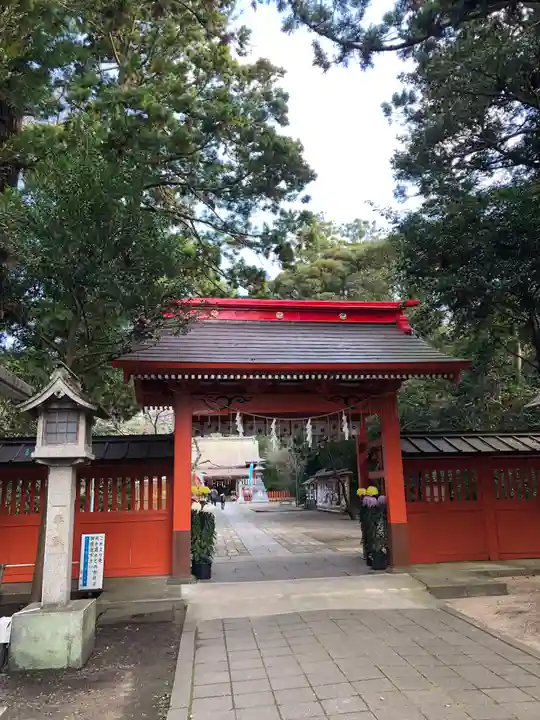 息栖神社の山門・神門