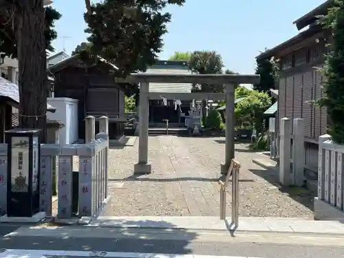 浅間神社の鳥居