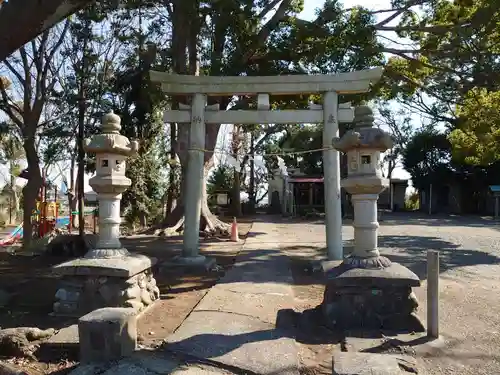 大熊杉山神社の鳥居