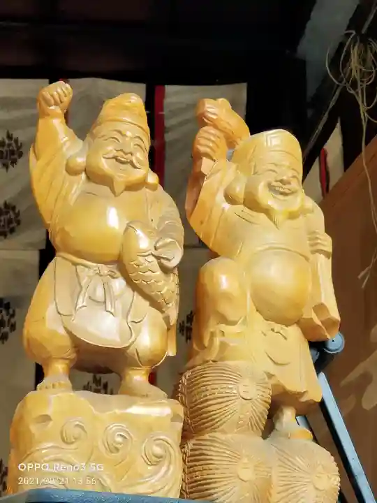 戸越八幡神社の像