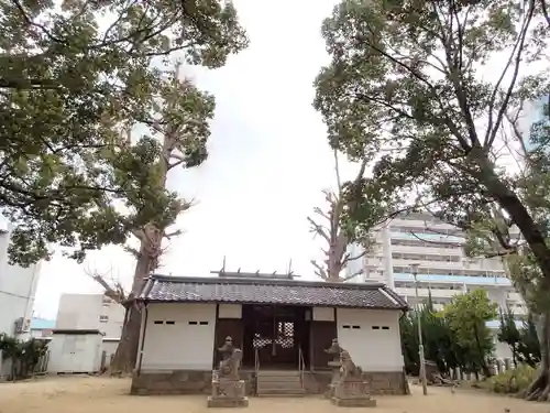 弓削神社の本殿