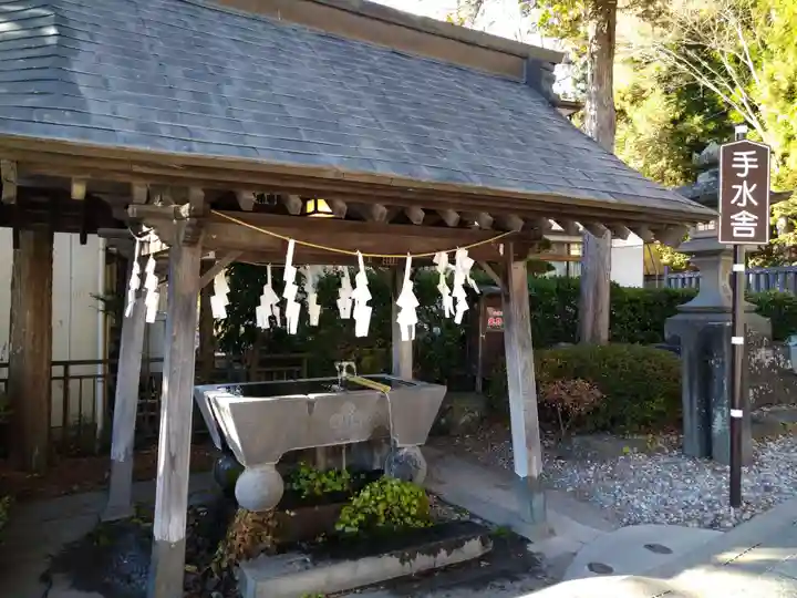 諏訪大社下社春宮の手水舎