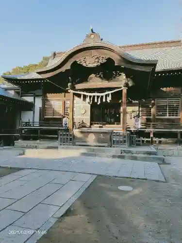 葛飾八幡宮の本殿・本堂