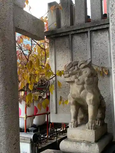 綱敷天神社御旅社の狛犬