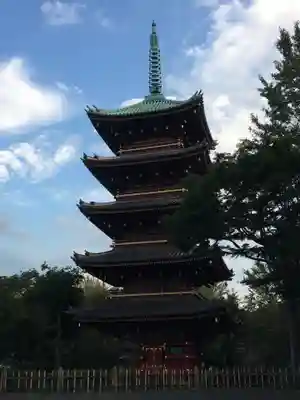 上野東照宮の塔