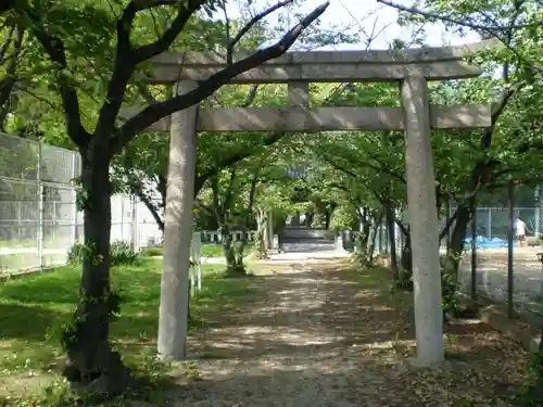 大依羅神社の鳥居