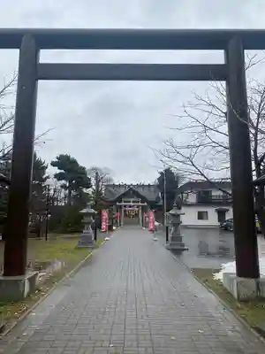 烈々布神社の鳥居