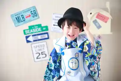 玉眞院玉川大師の七五三参