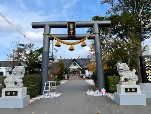 釧路八幡宮の鳥居