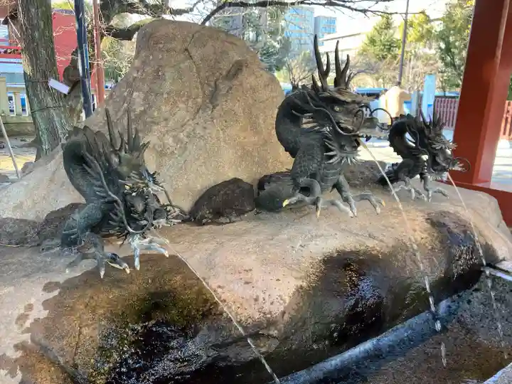 浅草神社の手水舎