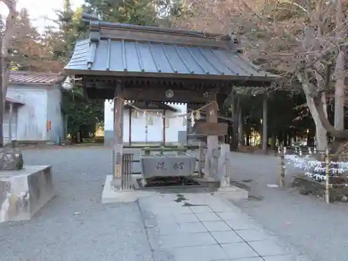 冨士御室浅間神社の手水舎